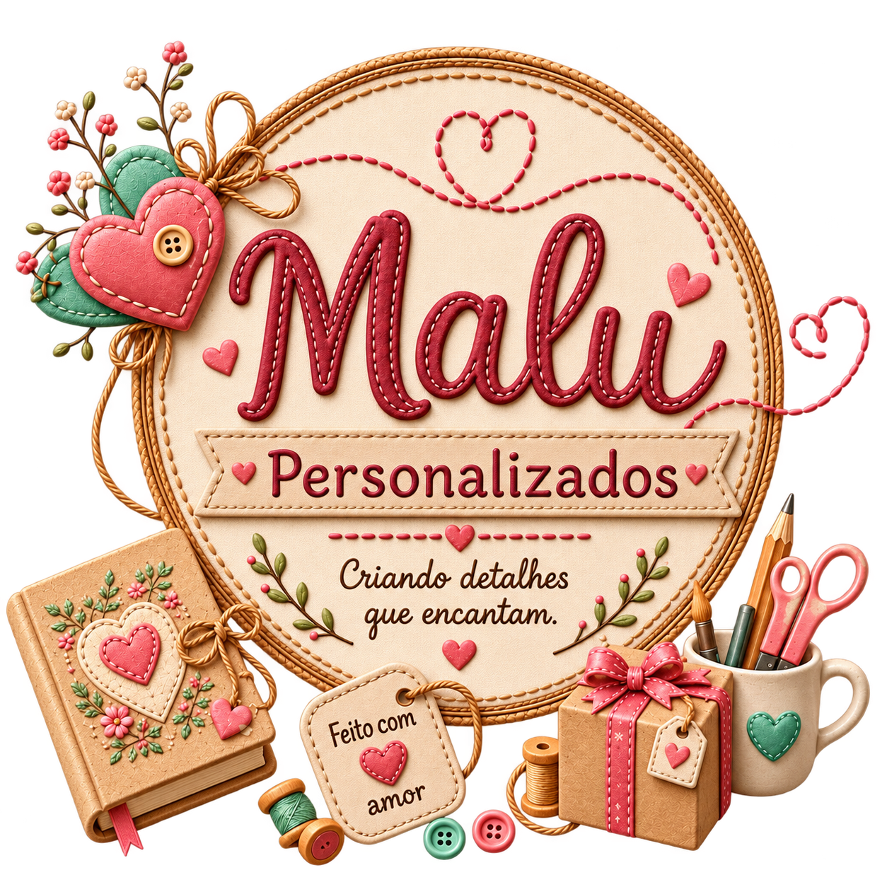 Logo original Malu Personalizados