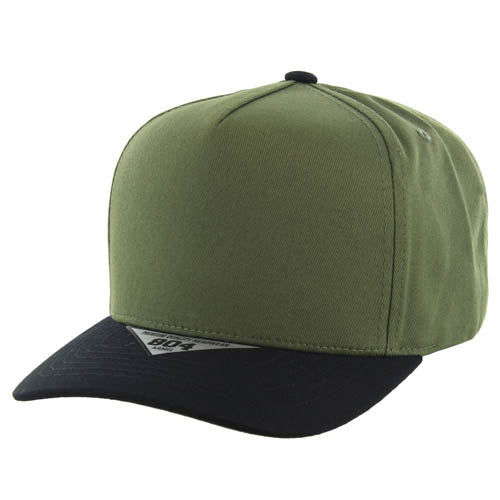 804 | COTTON HAT - Olive/Black