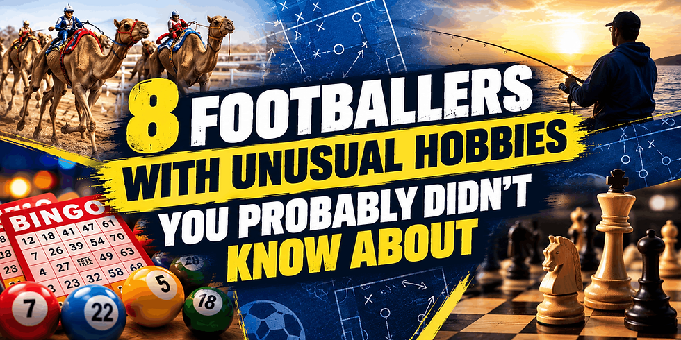 Footballers and Their Surprising Hobbies Beyond the Pitch