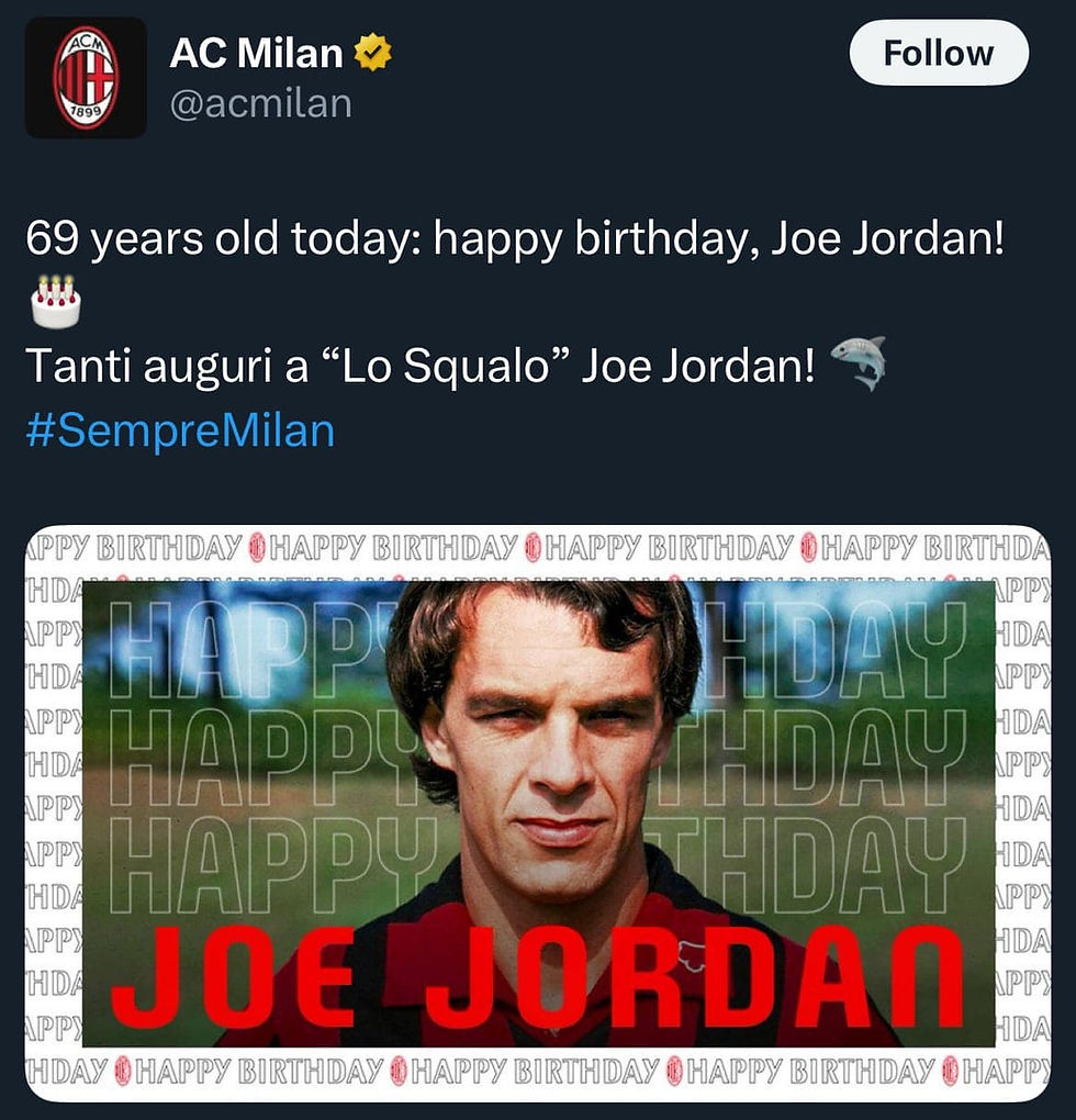 Joe Jordan – AC Milan (1981-1983)