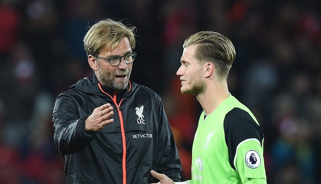 Jurgen Klopp and Loris Karius. [Getty]