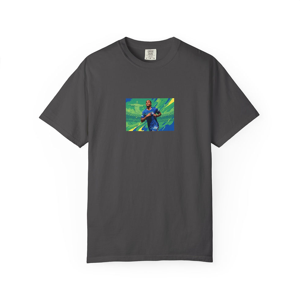 Thumbnail: João Pedro Chelsea FC Brazil Pride | Football Art T-shirt