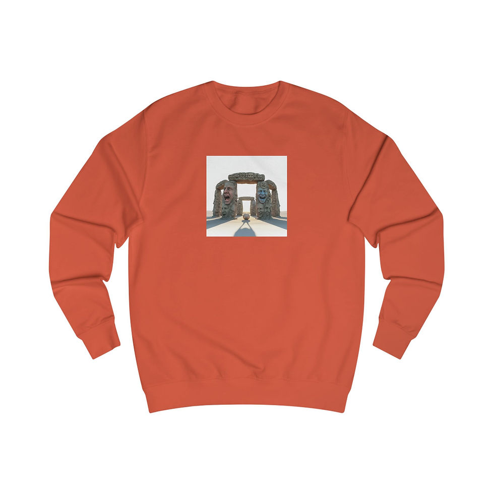 Thumbnail: Faces of Stonehenge | Emotional Monument Art Sweatshirt