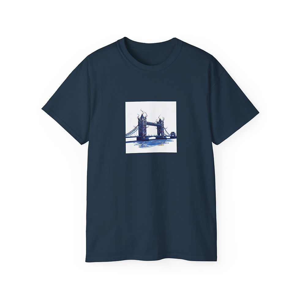 Thumbnail: Bridge of Emotions - Unisex - Football T-Shirt