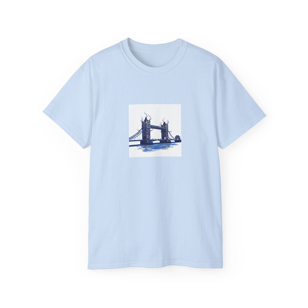 Thumbnail: Bridge of Emotions - Unisex - Football T-Shirt