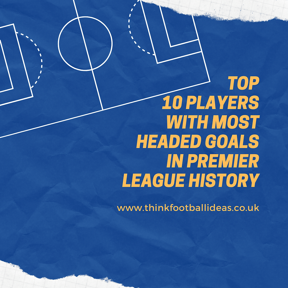 Top 10 Players with Most Headed Goals in Premier League History