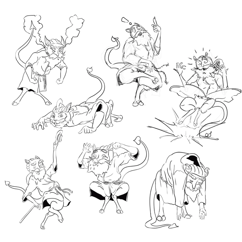 Poses Protagonista Personaje Principal