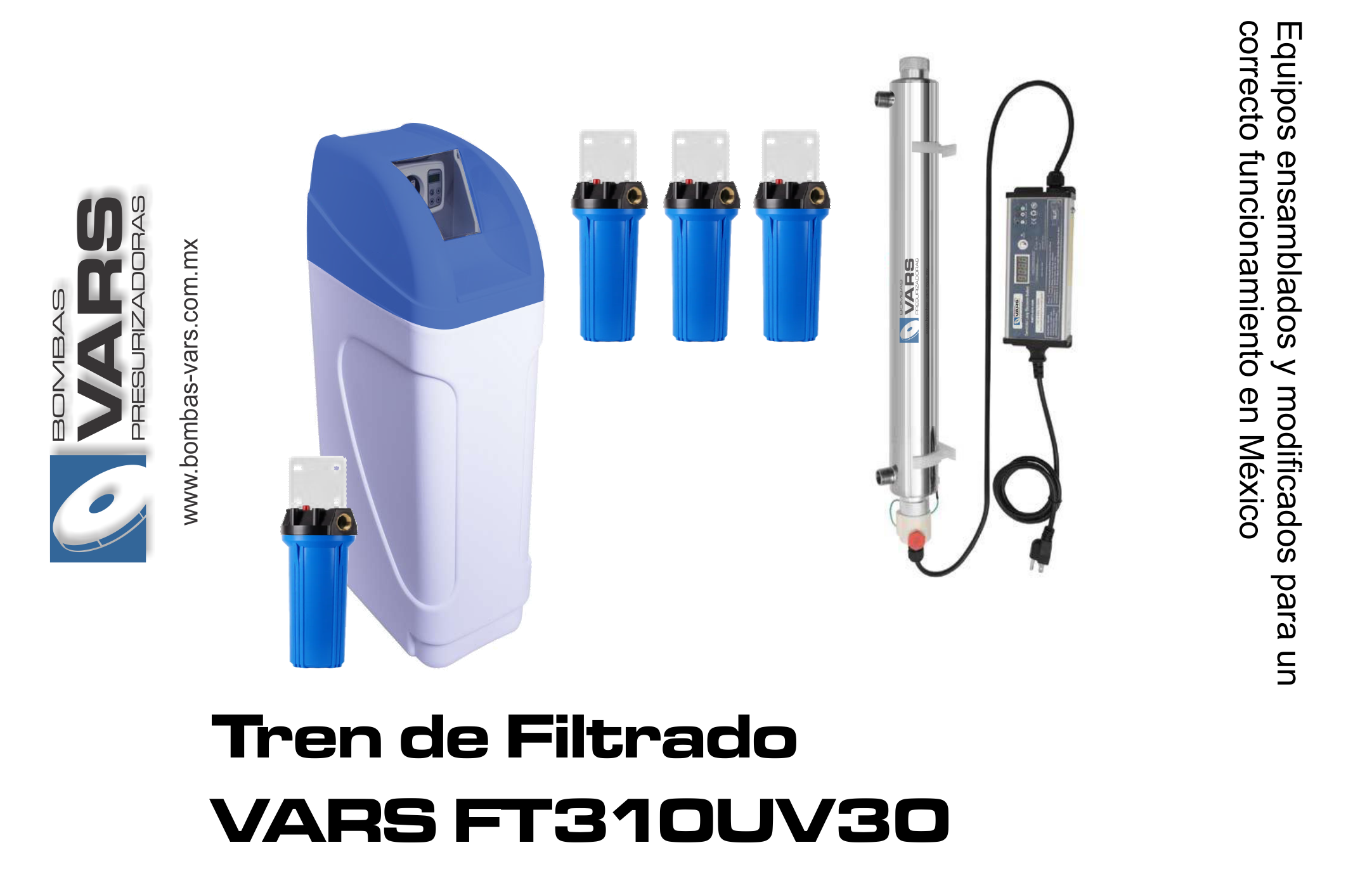 Tren de Tratamiento y Purificación VARS FT3-10UV30