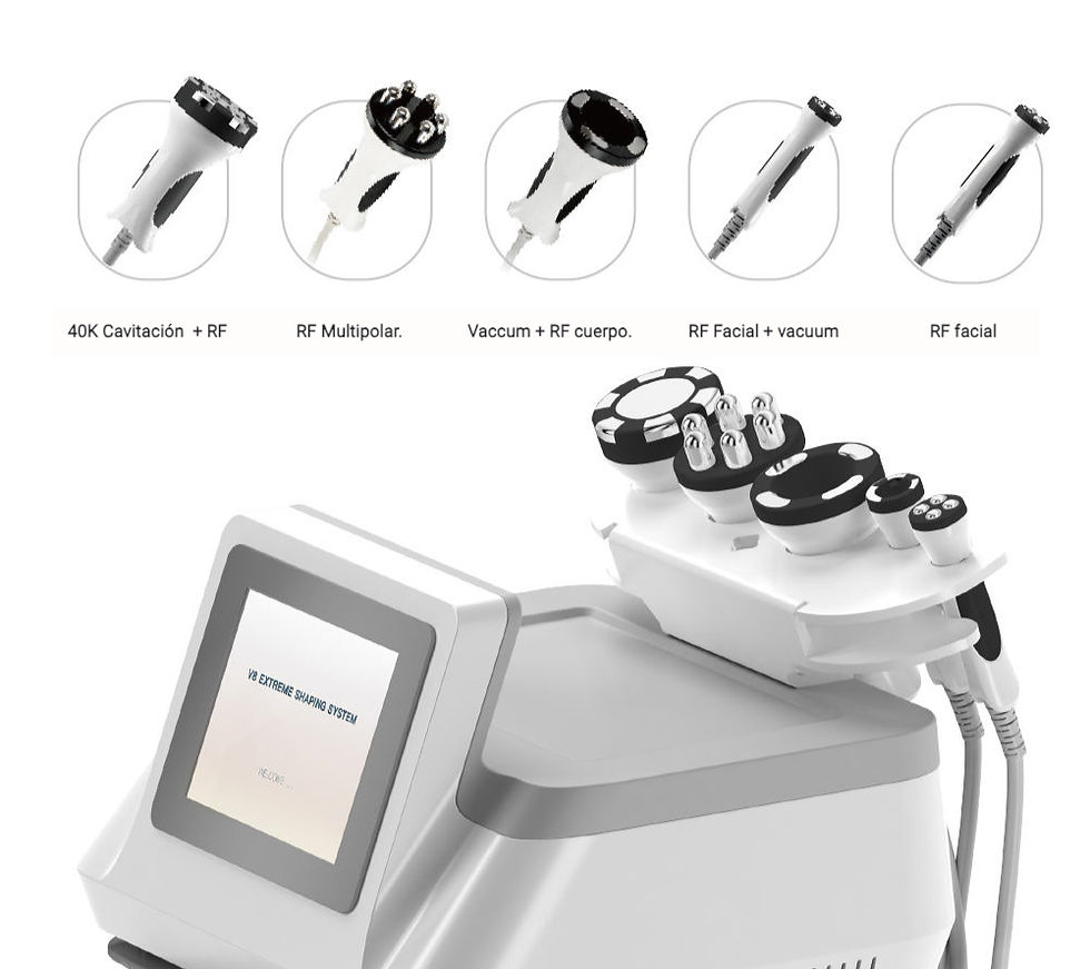 Cavitación 40K + Radiofrecuencia facial y corporal