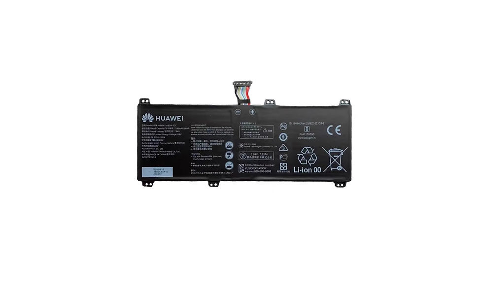Huawei HB6081V1ECW-22C Laptop Battery 7.64V 7330mAh 56Wh  4 Cells Front View