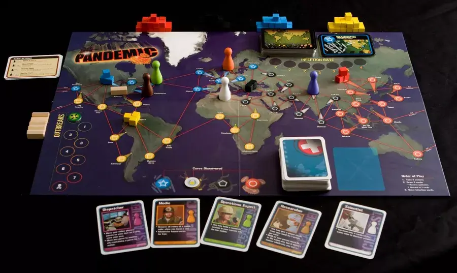 Pandemic, Risk, Catan and Werewolf- good start to the year for the Trivandrum Board Game Community