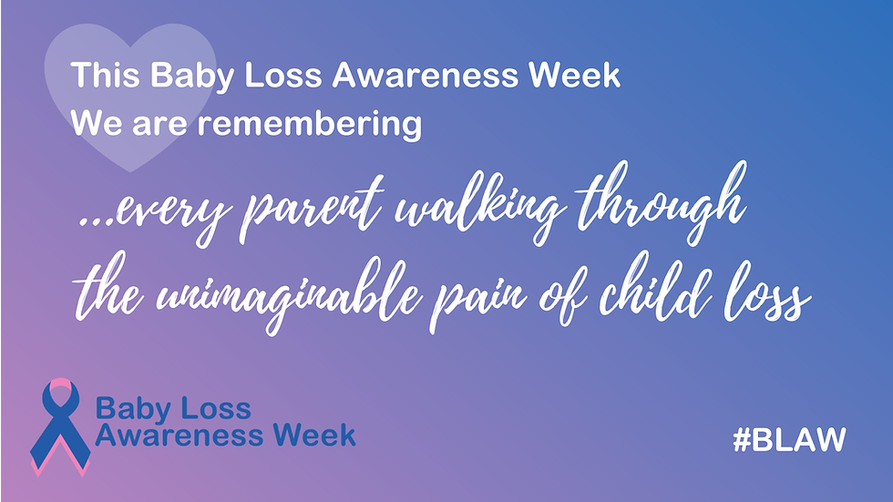 Honouring Baby Loss Awareness Week