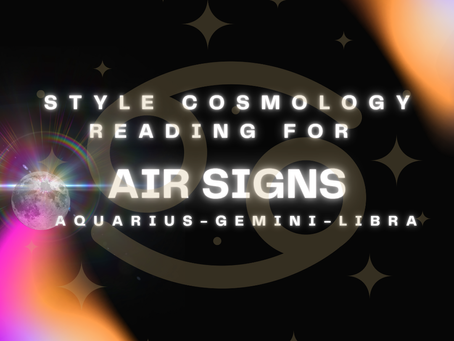 Air Sign Style Cosmology Reading ✧ Cancer Season ✧
