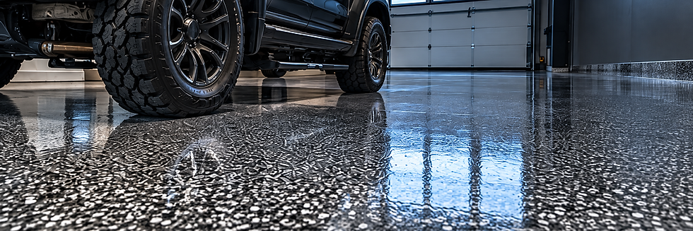 Low-Angle Truck in Reflective Garage.png