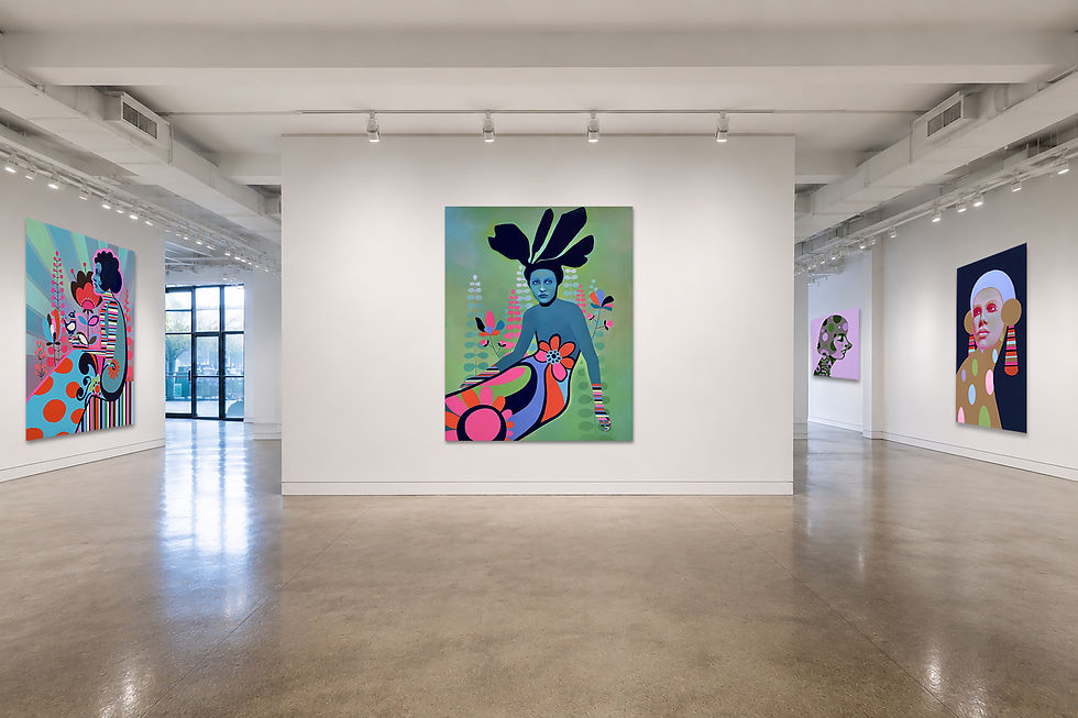 gallery wall with paintings.jpg