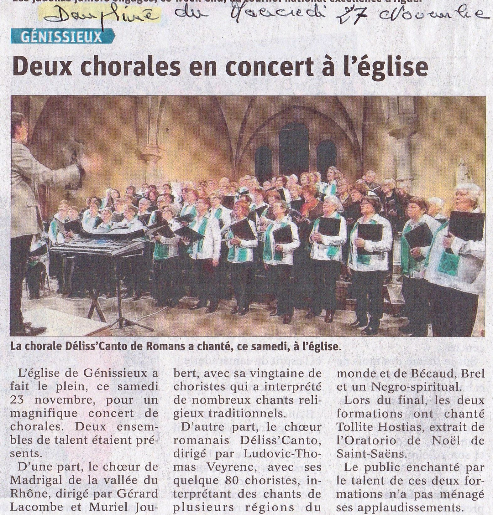 4 - Le Dauphiné Libéré - 27.11.2019