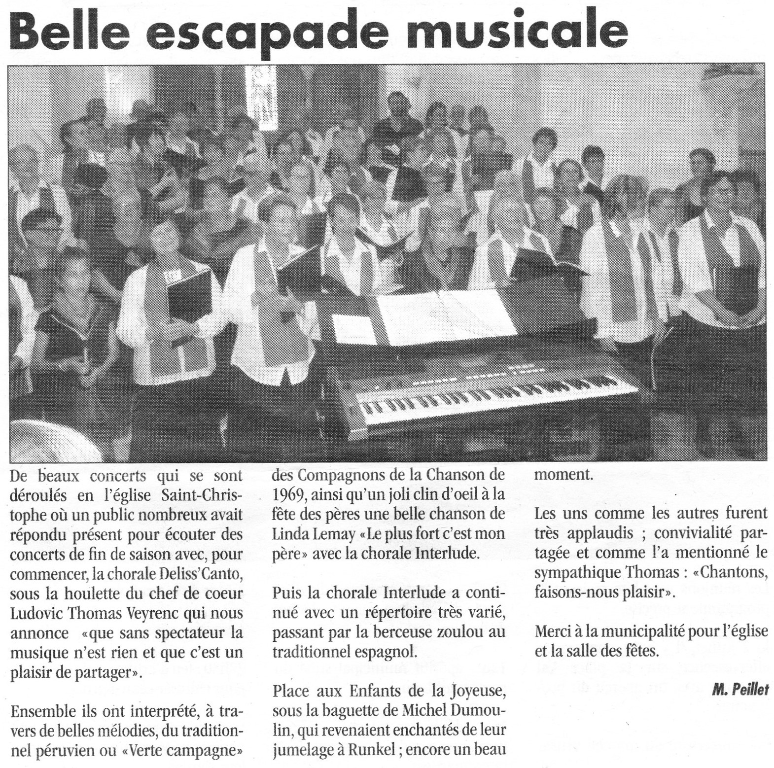 Article - Concert à Montmiral