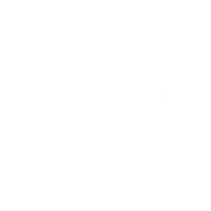 White L'oreal Paris logo