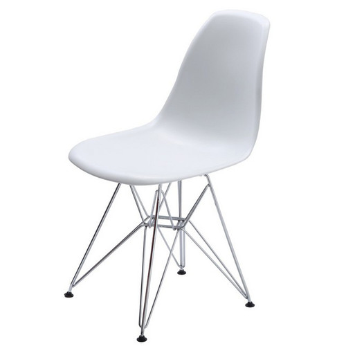 Eames Style Plastic Tub Chair Colour with Metal Legs RCC Furniture Reclaimed Dining Tables