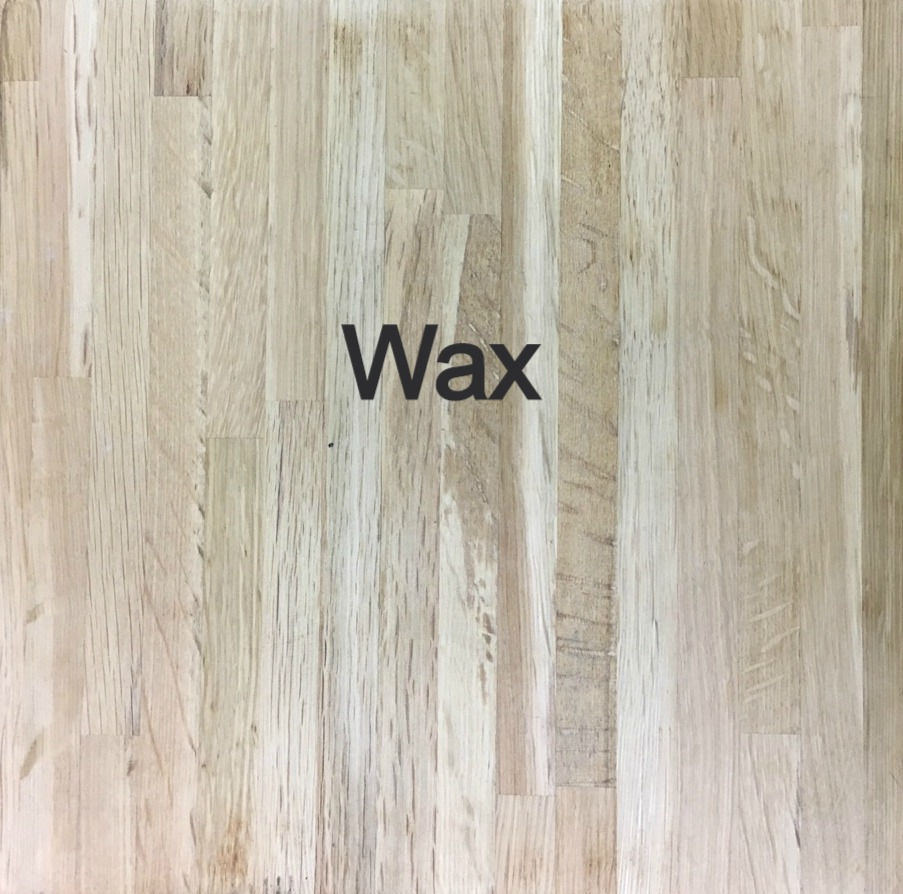 Thumbnail: Oak Block Top Custom Coffee Table with Steel Base 305