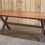 Thumbnail: Solid Walnut Double XX all wood Dining table - 844