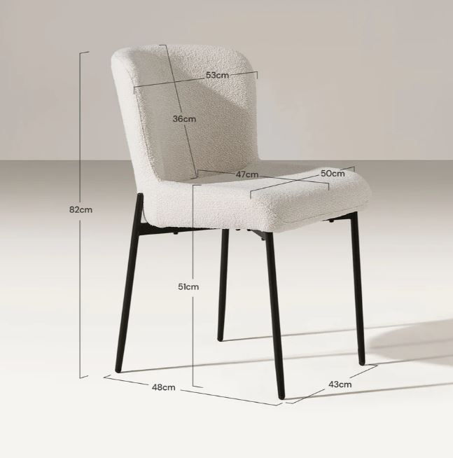 Thumbnail: Set of Two Boucle  Arm Chairs in Cream or Grey 044