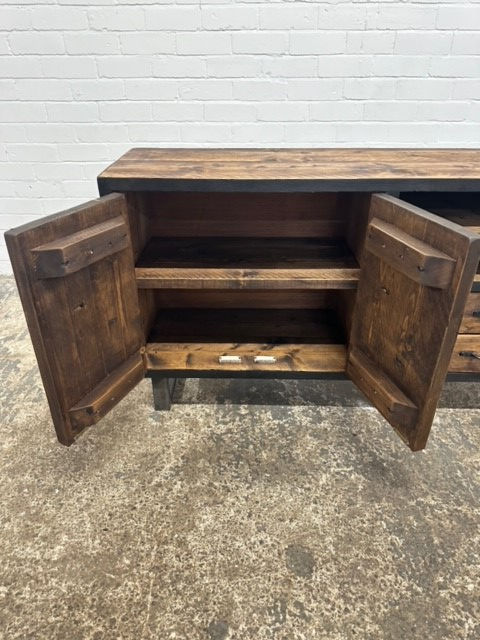 Thumbnail: Reclaimed Industrial Chic Tv Media Cabinet Sideboard - 764