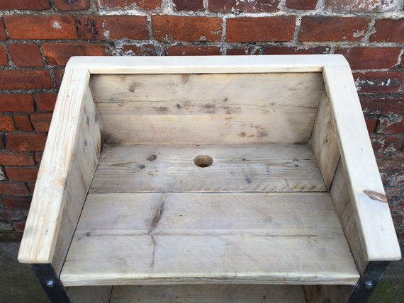 Thumbnail: Reclaimed Industrial Chic Custom Hand Made EPOS Till Stand 121