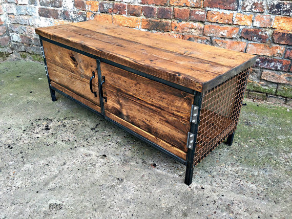 Thumbnail: Reclaimed Industrial Chic Sideboard Dresser 197