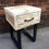 Thumbnail: Industrial Chic Style Reclaimed Custom Bedside Side Table with Drawer 334