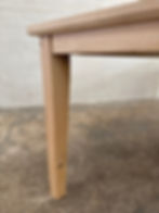 Thumbnail: Scandi Tapered Leg Full Stave Solid Oak Dining Table -738