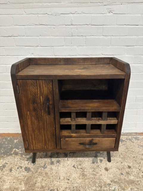 Thumbnail: Reclaimed Industrial Chic Cocktail Drinks Cabinet Sideboard - 763
