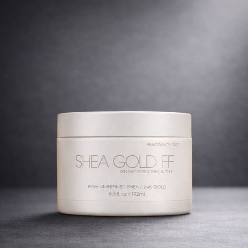 Shea Gold FF™ Mattifying Shea Butter – Raw Unrefined Shea & 24K Gold