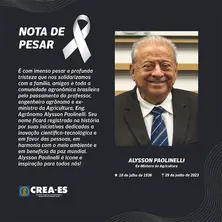 Confea lamenta falecimento de Alysson Paolinelli, ex-ministro da Agricultura