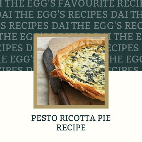 Pesto Ricotta Pie Recipe