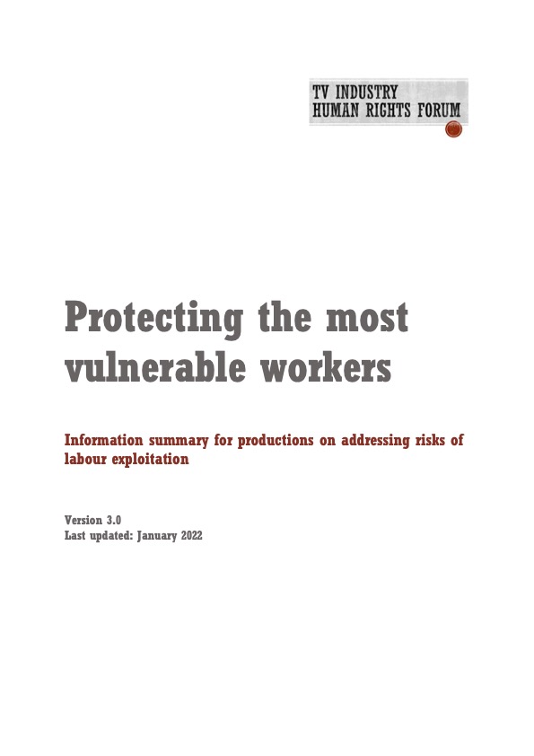 Protecting the most vulnerable workers