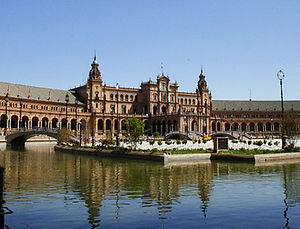 plaza de espana, seville, spain
