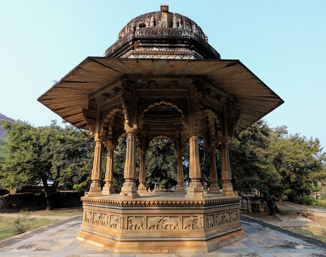 Bundi, India, Kshar Bagh, tourist attraction, cenotaph