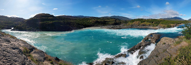Confluencia Viewpoint, chile, patagonia national park, rio baker, rio nef, view, river