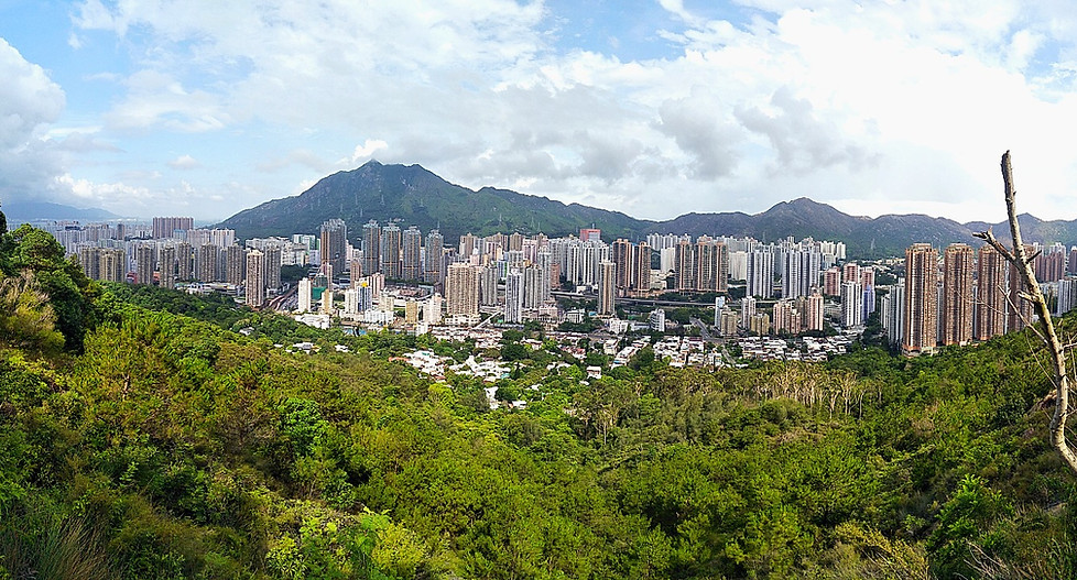 hong kong, trail, mountain, hiking, view, island, water, reservoir