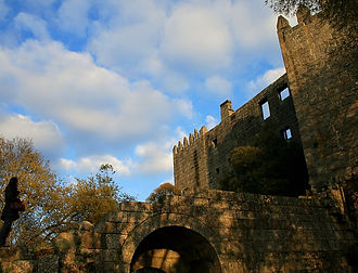 castle, guimaraes, portugal