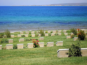 Ari Burnu cemetery, gallipoli, turkey, anzac