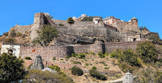 India, Udaipur, Kumbhalgarh Fort, mewar, mughal, great wall of india, fortress, aravali hills, tourist attraction