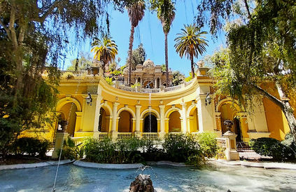 santiago, chile, city, Cerro Santa Lucia, fountain