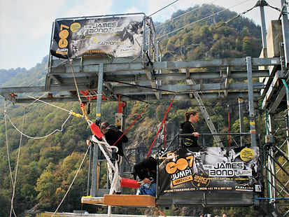goldeneye, bungee jump, locarno, dam, switzerland