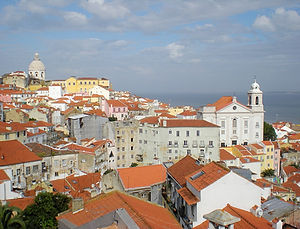 view over lisbon, portugal