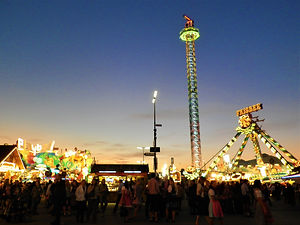 rides, oktoberfest, munich, germany