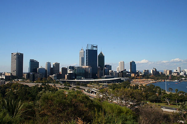 perth city view kings park australia