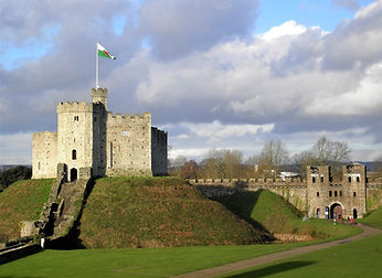 Cardiff castle, wales