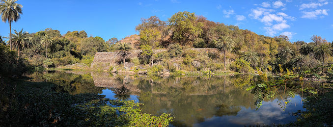 India, mount abu, hike, Plummy Peak, view, scenery, nature, river